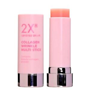 TONYMOLY 2X Collagen Wrinkle Multi Stick 10g Anti Aging Hydrating K-Beauty New
